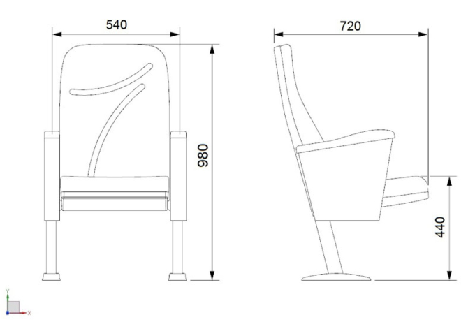 BOLTON P10 – Auditorium, Theatre, Lecture Hall Chair – Turkey – Seatorium – Public Seating Manufacturer