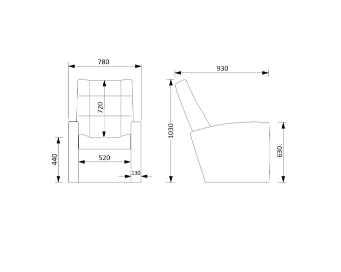 PABLO Series – Auditorium, Theatre, Cinema Chair – Turkey – Seatorium – Public Seating Manufacturer