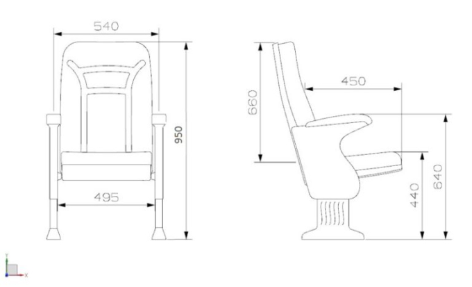 PABLO Series – Auditorium, Theatre, Cinema Chair – Turkey – Seatorium – Public Seating Manufacturer