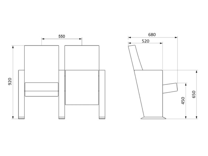 PABLO Series – Auditorium, Theatre, Cinema Chair – Turkey – Seatorium – Public Seating Manufacturer