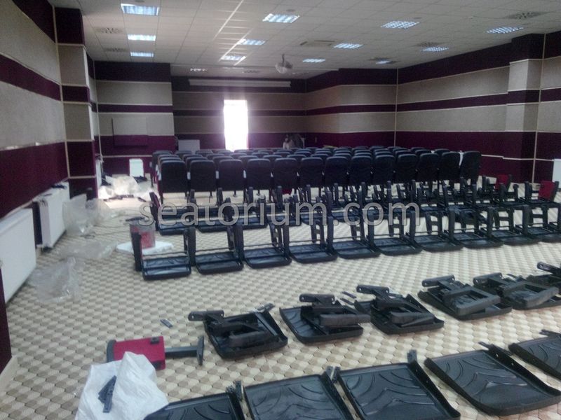 Amasra High School Auditorium Chair Installation - Seatorium™'s Auditorium