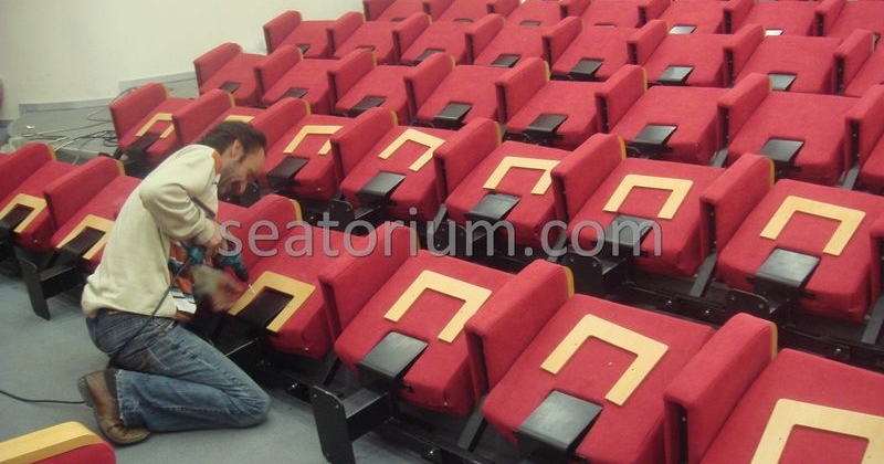 İlmi Research Center Auditorium Chairs Installation - Seatorium™'s Auditorium
