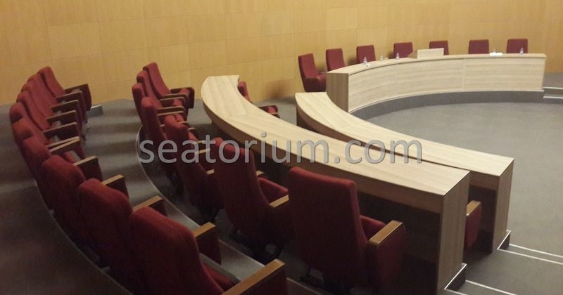 İzmir Gaziemir Municipality Parliement Building Chairs - Seatorium™'s Auditorium