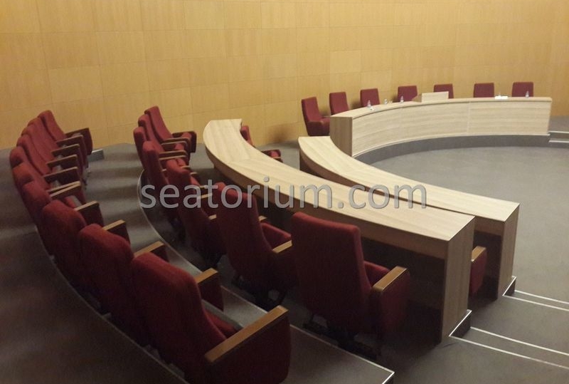 İzmir Gaziemir Municipality Parliement Building Chairs - Seatorium™'s Auditorium