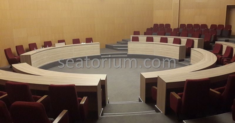 İzmir Gaziemir Municipality Parliement Building Chairs - Seatorium™'s Auditorium