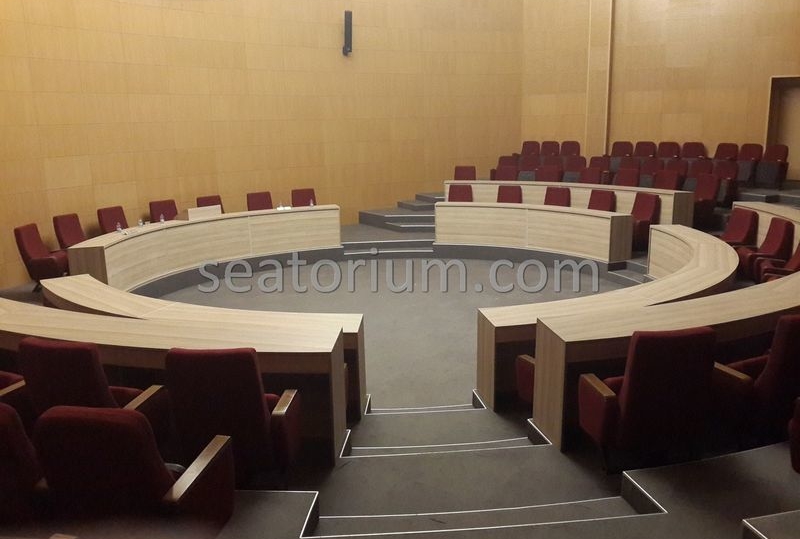 İzmir Gaziemir Municipality Parliement Building Chairs - Seatorium™'s Auditorium