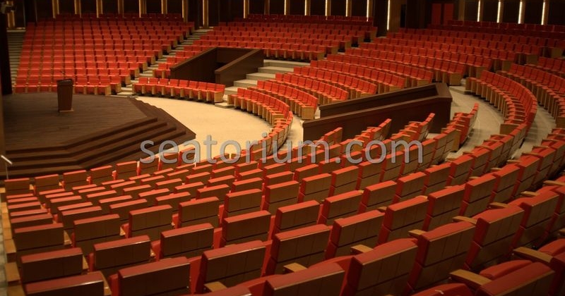 TOBB VIP Multi Purpose Auditorium Chairs Project - Seatorium™'s Auditorium