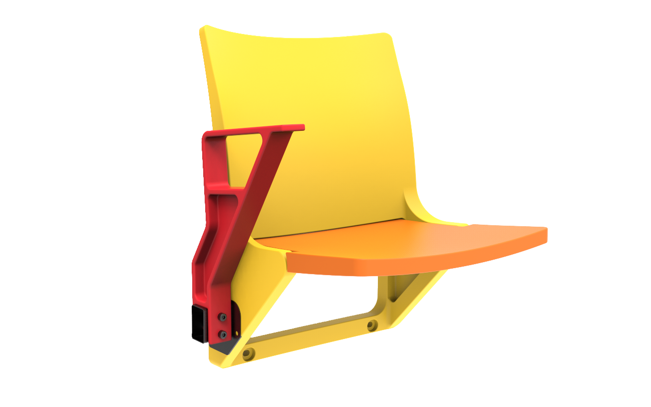 2x Togan 102 Armrest Stadium Seat by Manufacturer Seatorium