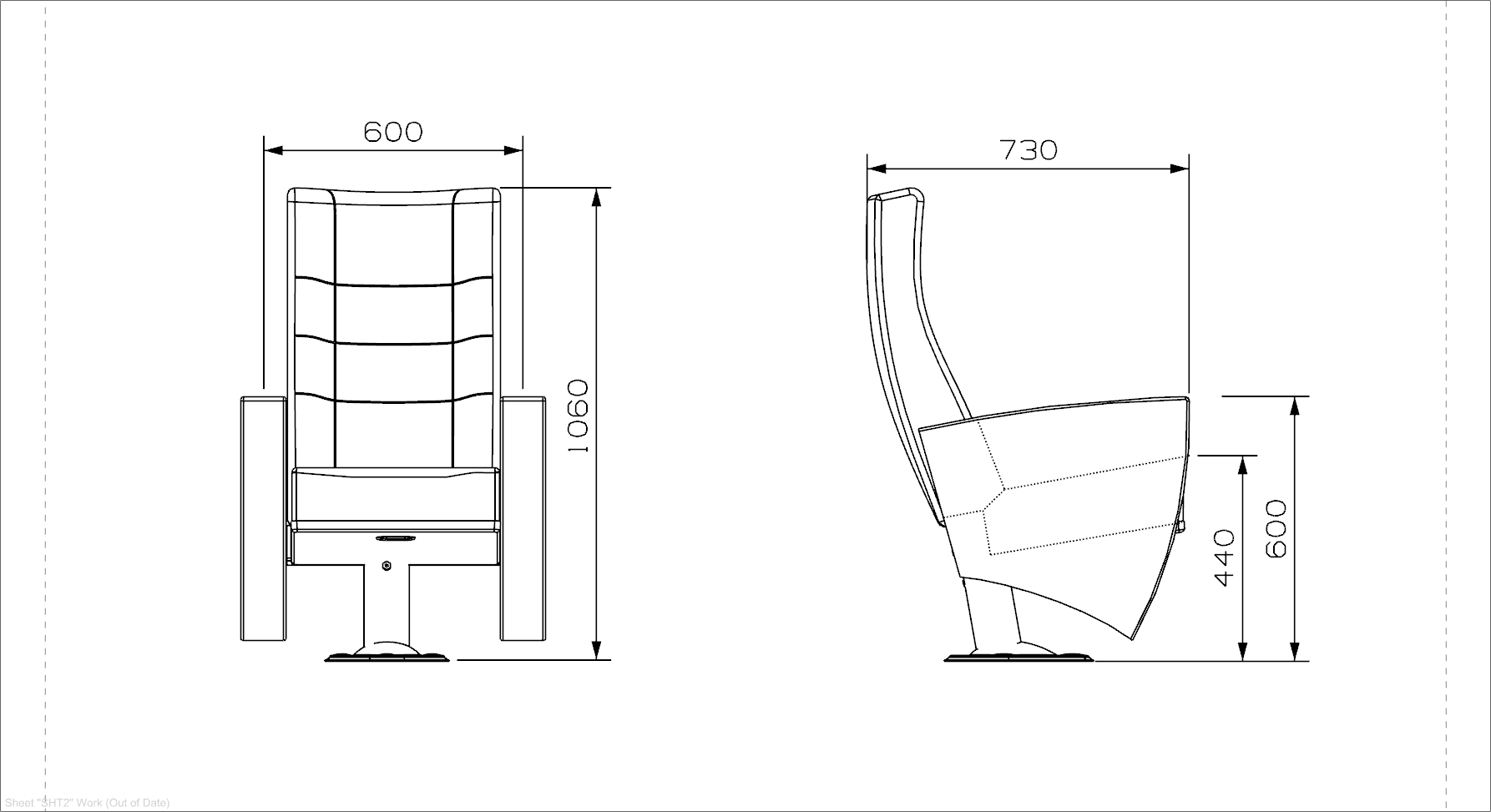 Loren Series - Auditorium, Theatre, Cinema Seat - Turkey - Seatorium - Fixed Seating Manufacturer