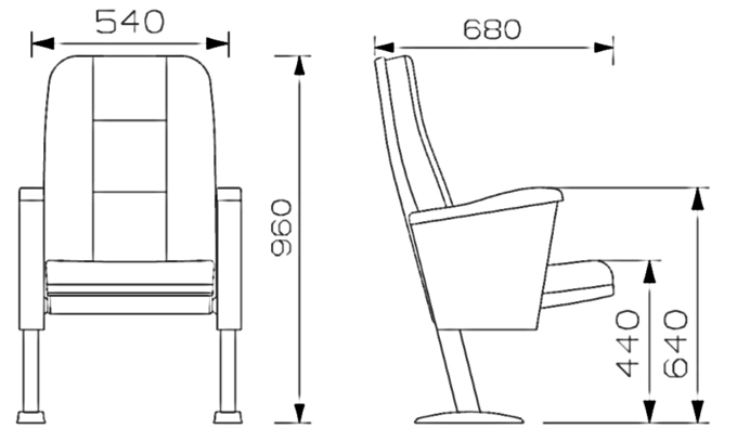 Picasa P40 Auditorium_chairs_Seatorium