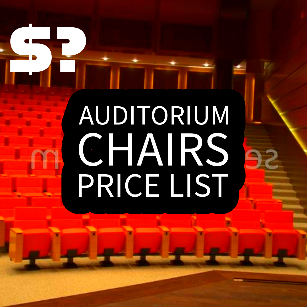 Auditorium Chairs Price List Seatorium™